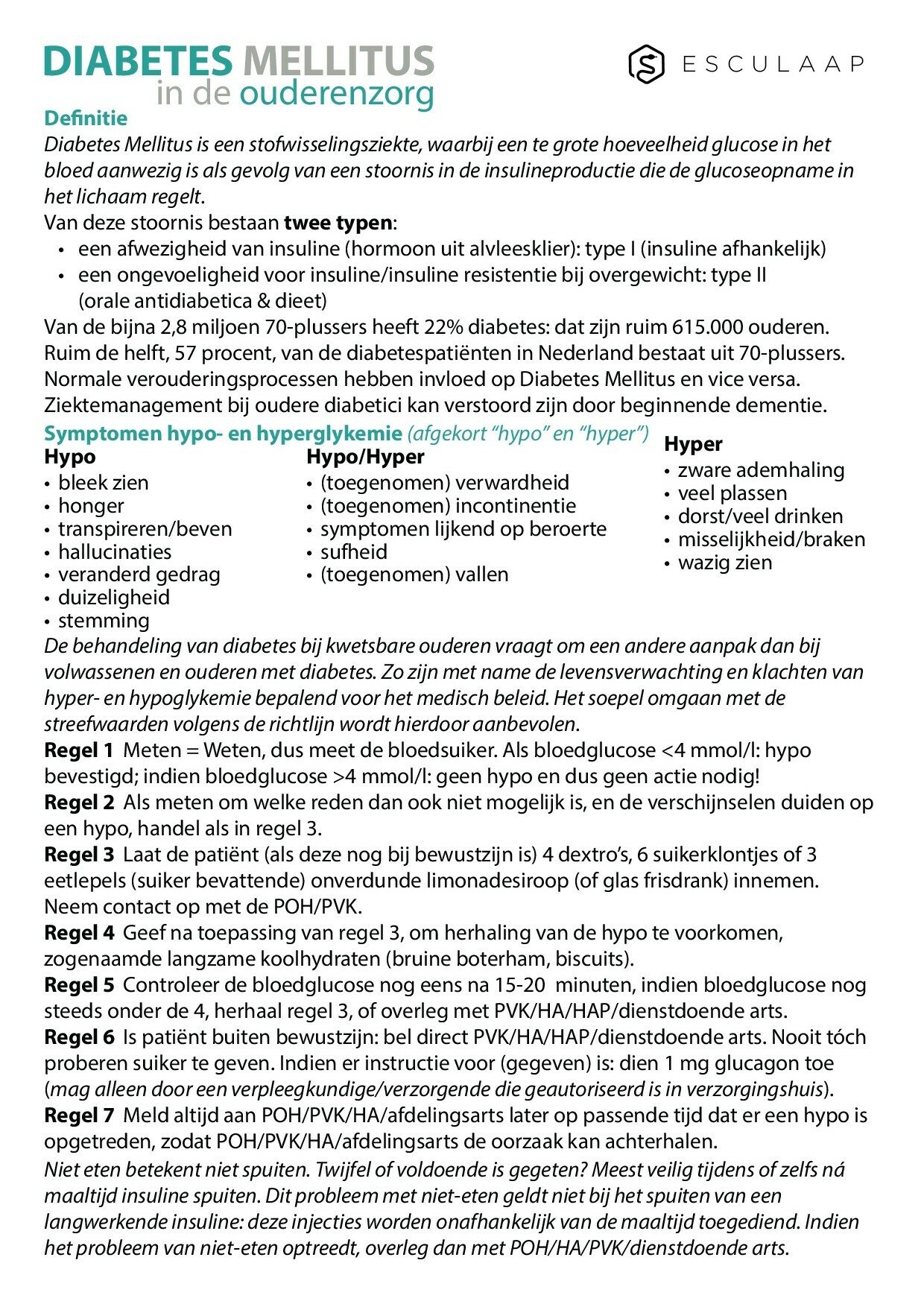 Voorbeeld van pagina 1 van Diabetes